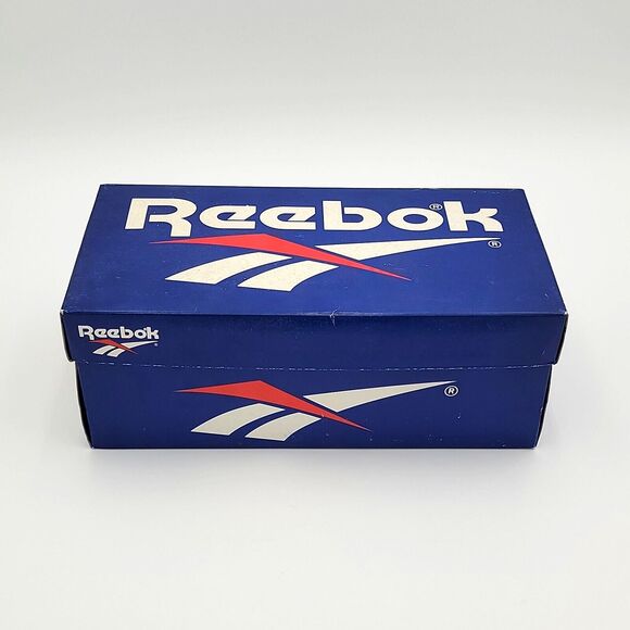 VTG Reebok 1996 Sneakers Sz6 Aurora Plus Retro White Purple NEW Old Stock In Box - Picture 4 of 16